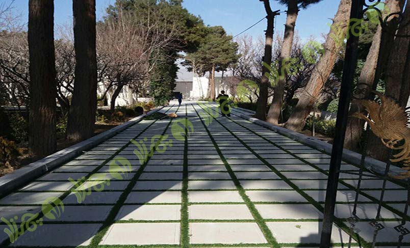 پروژه چمن مصنوعی باغ تالار ملک