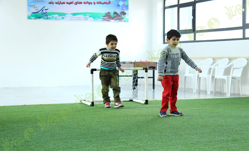 سالن چمن مصنوعی مینی فوتبال مدرسه الفبای تربیت اسلامی