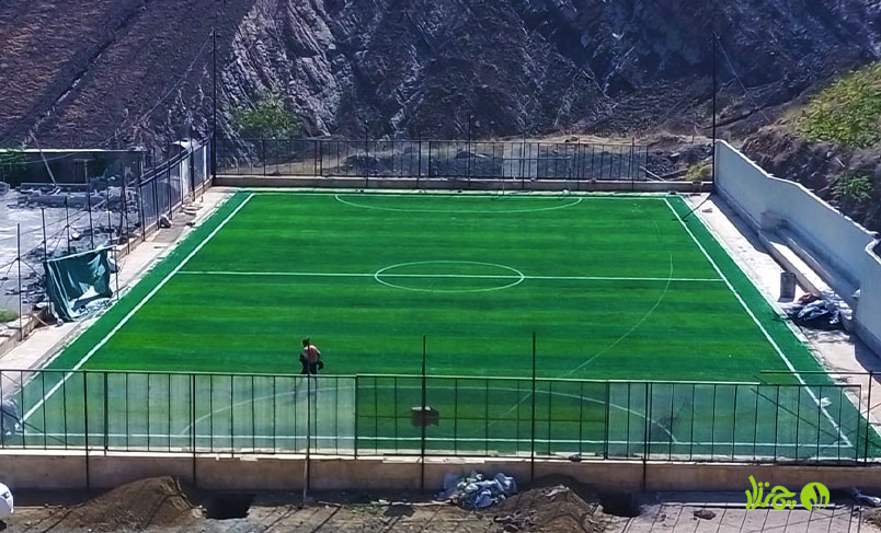 پروژه زمین فوتبال دهیاری سولقان تهران