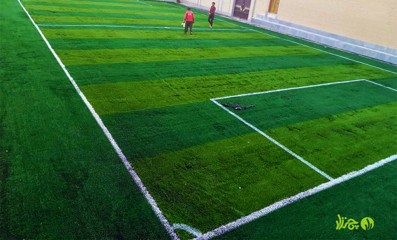 پروژه زمین فوتبال شرکت اسکان و به سازه